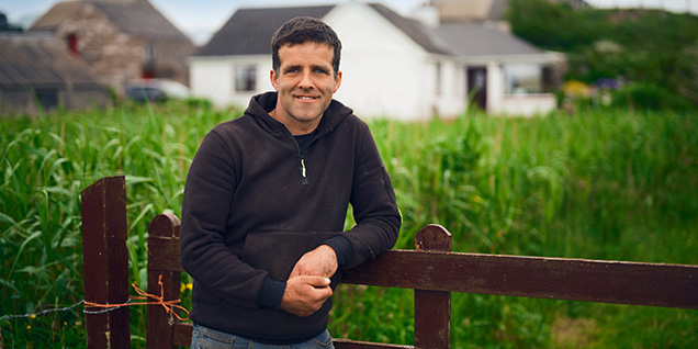 Farmer Tom on his farm