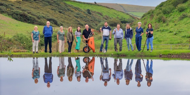A group shot of last years winner