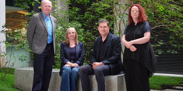 Photo with Irish Times, Electric Ireland, and Government representatives