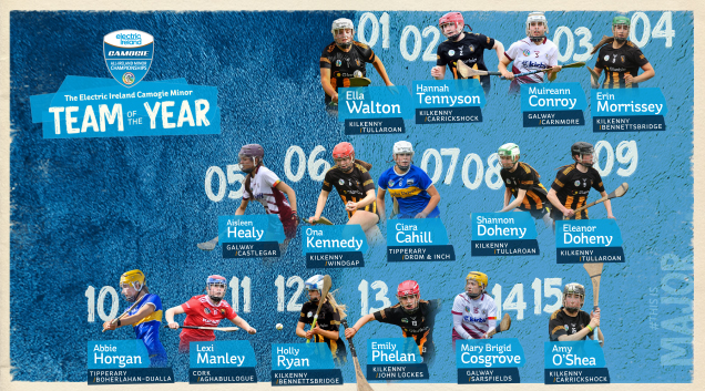 15 camogie players from across Ireland