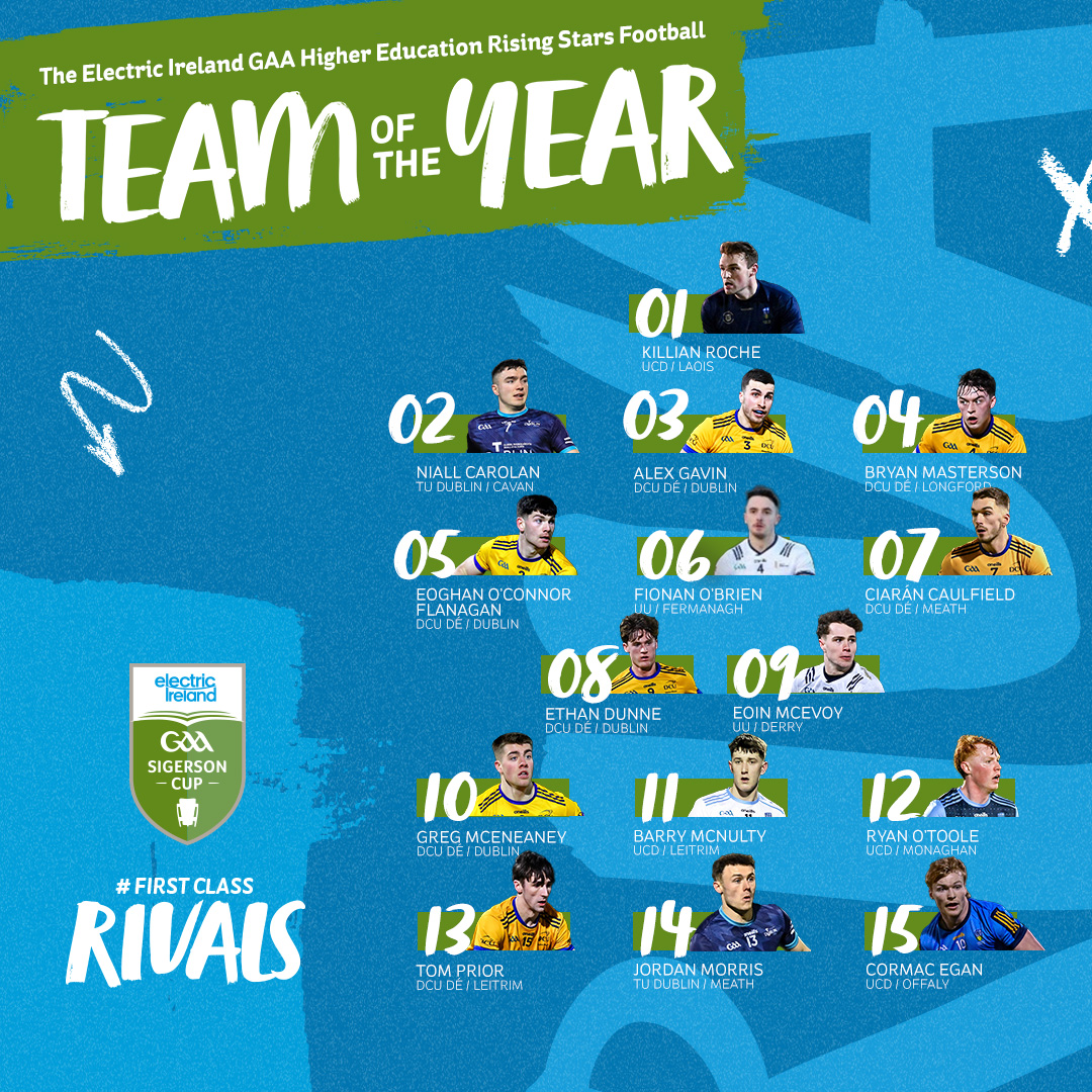 Team of the year GAA players